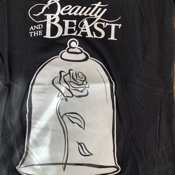 Glow-in-the-Dark Beauty & the Beast V-Neck - Picture 2 of 3